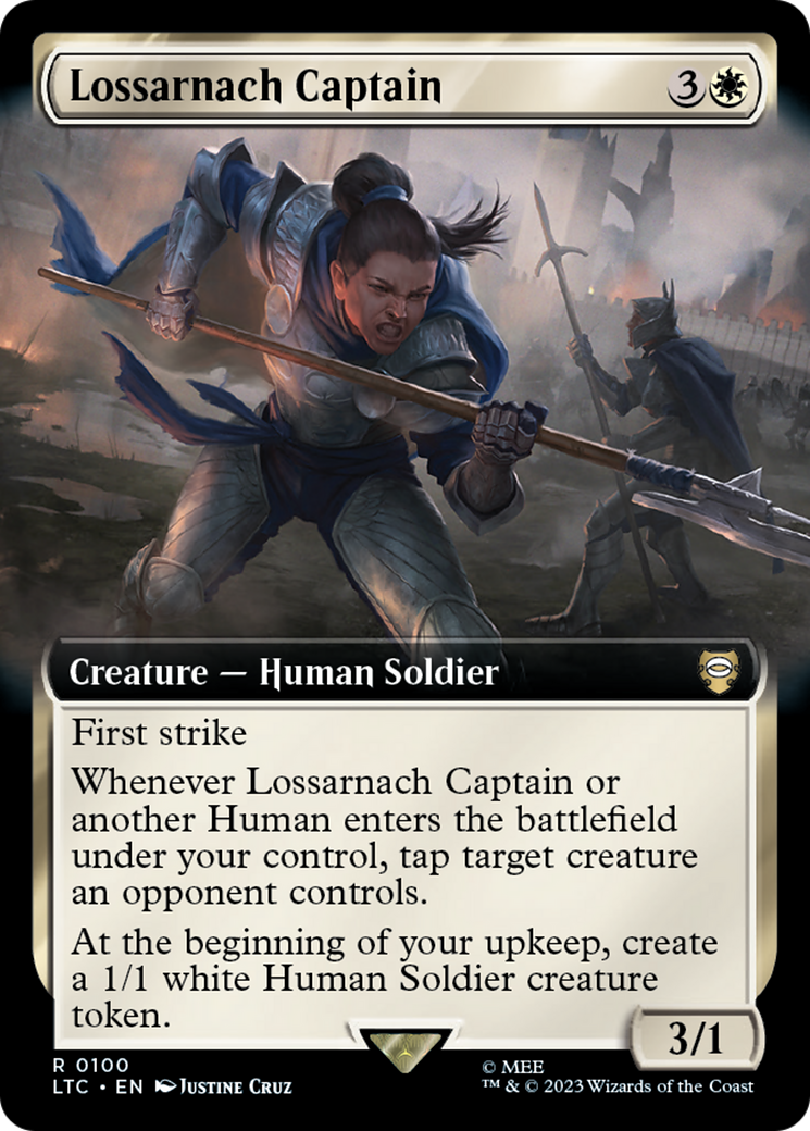 Lossarnach Captain (Extended Art) [The Lord of the Rings: Tales of Middle-Earth Commander] | Deep Dive Games St. Marys