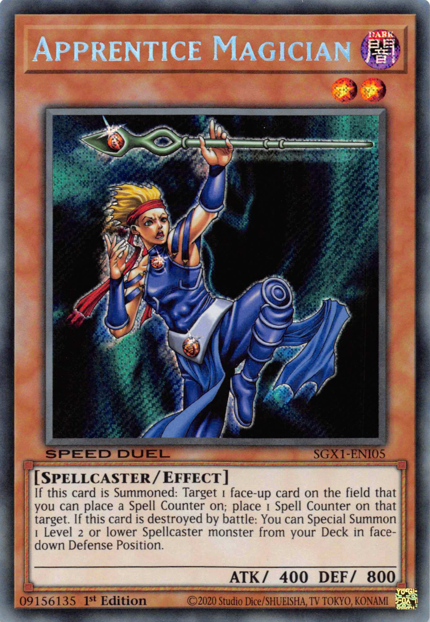 Apprentice Magician [SGX1-ENI05] Secret Rare | Deep Dive Games St. Marys