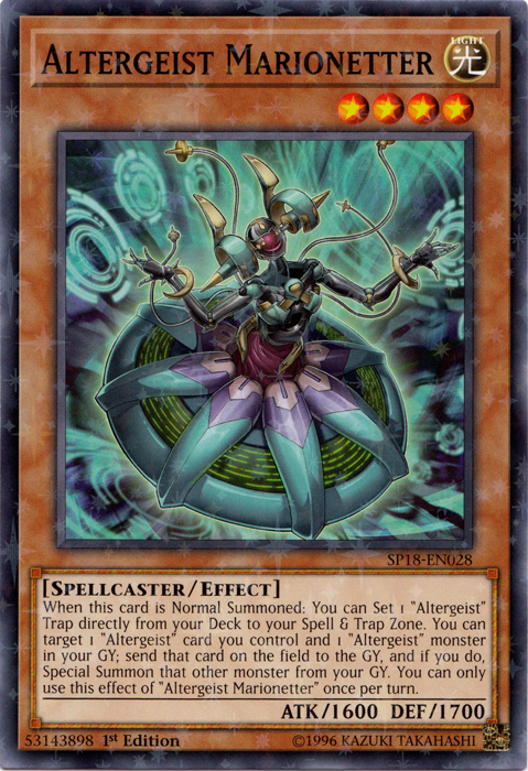 Altergeist Marionetter [SP18-EN028] Starfoil Rare | Deep Dive Games St. Marys