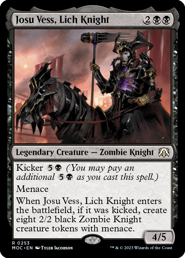 Josu Vess, Lich Knight [March of the Machine Commander] | Deep Dive Games St. Marys