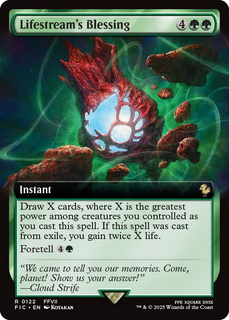 Lifestream's Blessing (Extended Art) [FINAL FANTASY Commander] | Deep Dive Games St. Marys