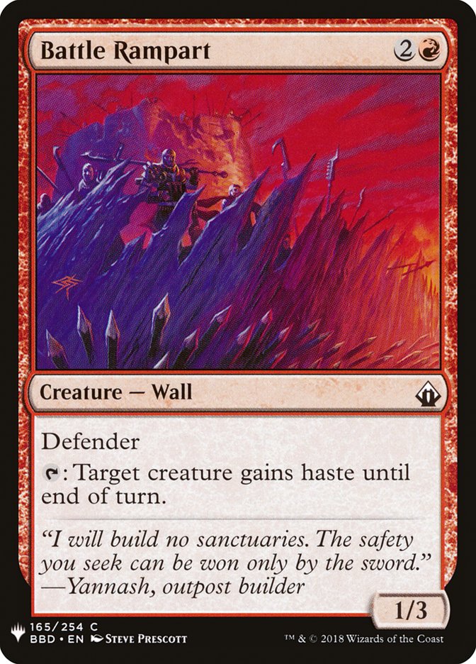 Battle Rampart [Mystery Booster] | Deep Dive Games St. Marys