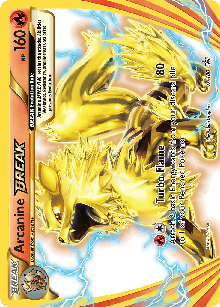 Arcanine BREAK (XY180) [XY: Black Star Promos] | Deep Dive Games St. Marys