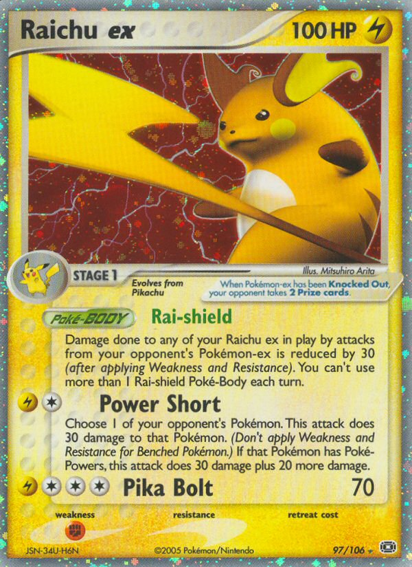 Raichu ex (97/106) [EX: Emerald] | Deep Dive Games St. Marys