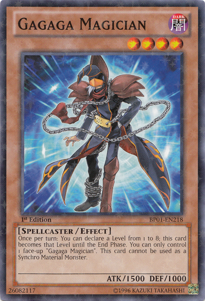 Gagaga Magician [BP01-EN218] Starfoil Rare | Deep Dive Games St. Marys