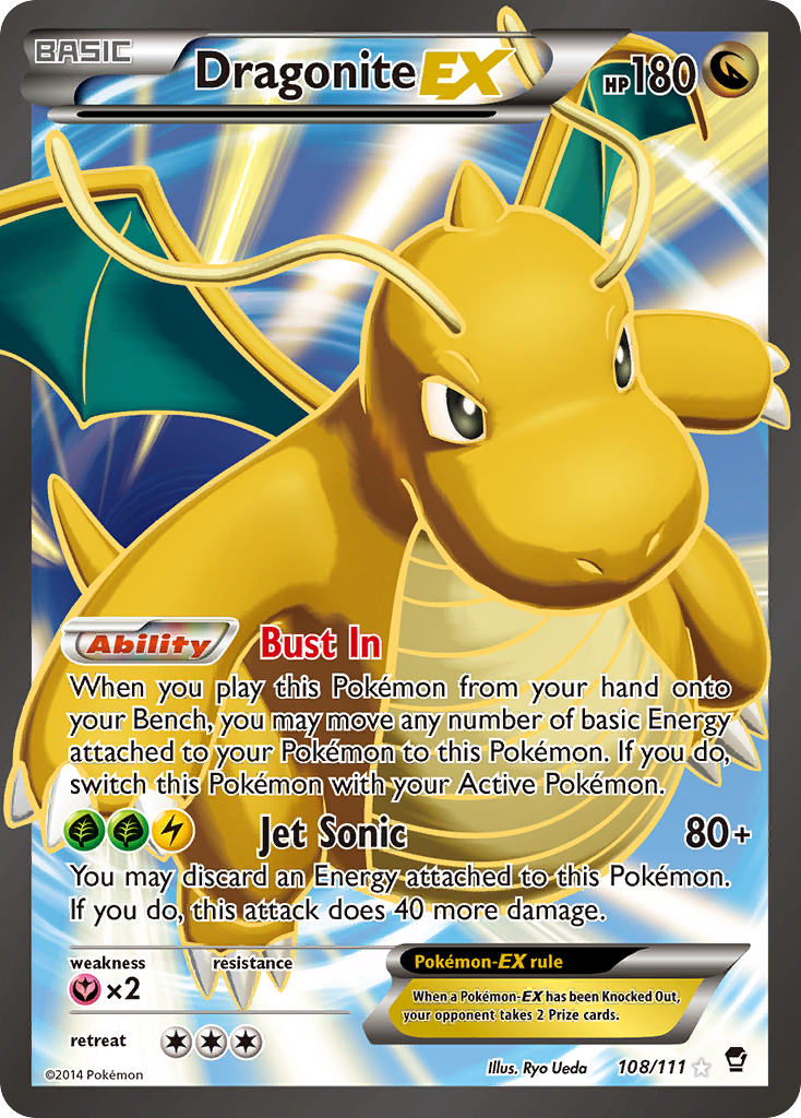 Dragonite EX (108/111) [XY: Furious Fists] | Deep Dive Games St. Marys