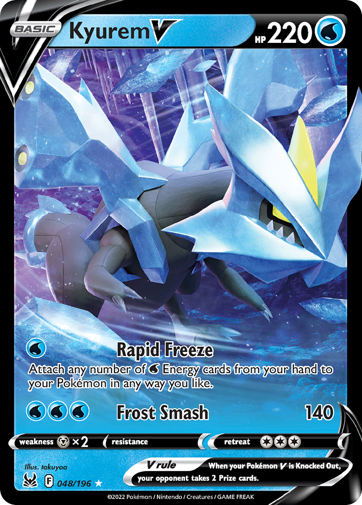 Kyurem V (048/196) (Jumbo Card) [Sword & Shield: Lost Origin] | Deep Dive Games St. Marys