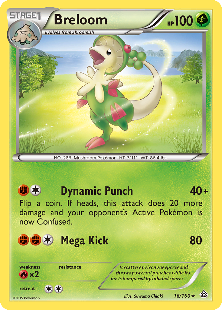 Breloom (16/160) [XY: Primal Clash] | Deep Dive Games St. Marys