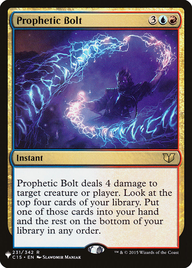 Prophetic Bolt [The List] | Deep Dive Games St. Marys