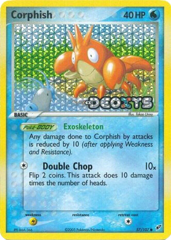 Corphish (57/107) (Stamped) [EX: Deoxys] | Deep Dive Games St. Marys