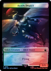 Alien Angel // Alien Insect Double-Sided Token (Surge Foil) [Doctor Who Tokens] | Deep Dive Games St. Marys