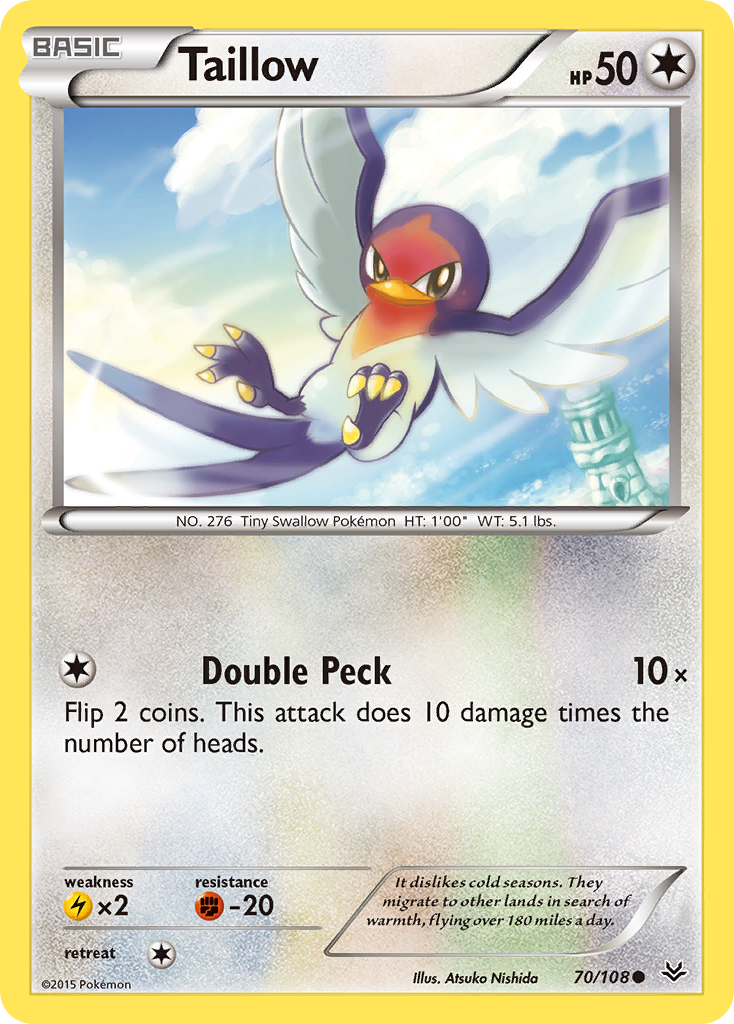 Taillow (70/108) [XY: Roaring Skies] | Deep Dive Games St. Marys