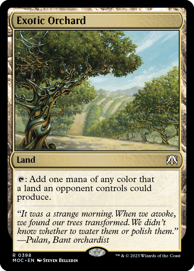 Exotic Orchard [March of the Machine Commander] | Deep Dive Games St. Marys