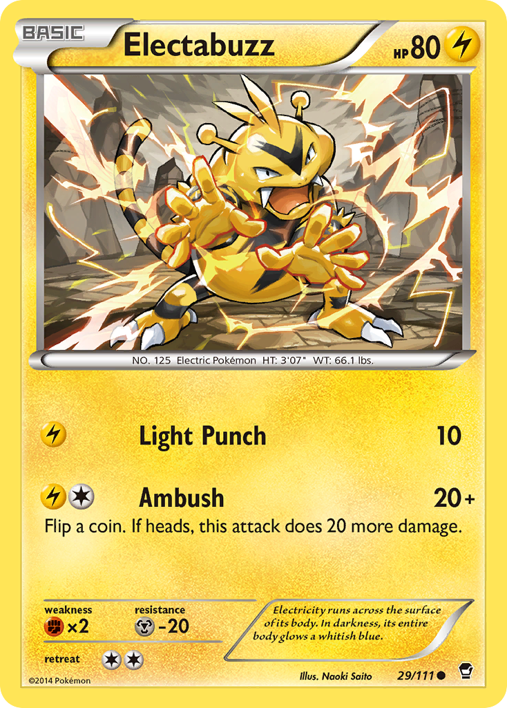 Electabuzz (29/111) [XY: Furious Fists] | Deep Dive Games St. Marys