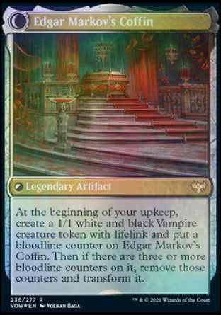 Edgar, Charmed Groom // Edgar Markov's Coffin [Innistrad: Crimson Vow Prerelease Promos] | Deep Dive Games St. Marys