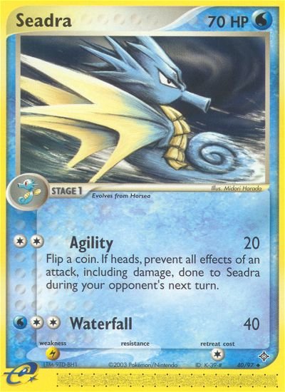 Seadra (40/97) [EX: Dragon] | Deep Dive Games St. Marys