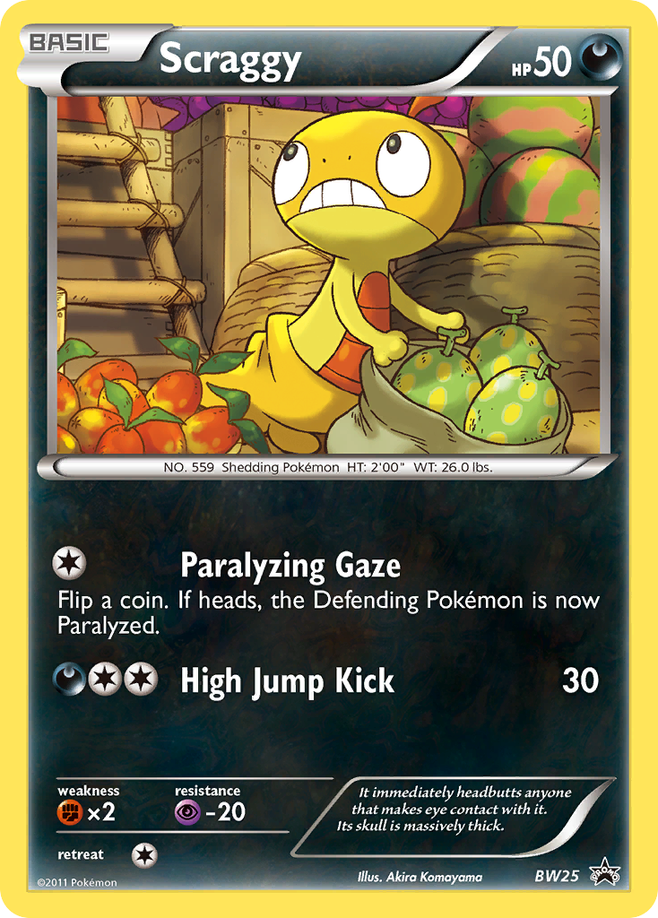 Scraggy (BW25) [Black & White: Black Star Promos] | Deep Dive Games St. Marys