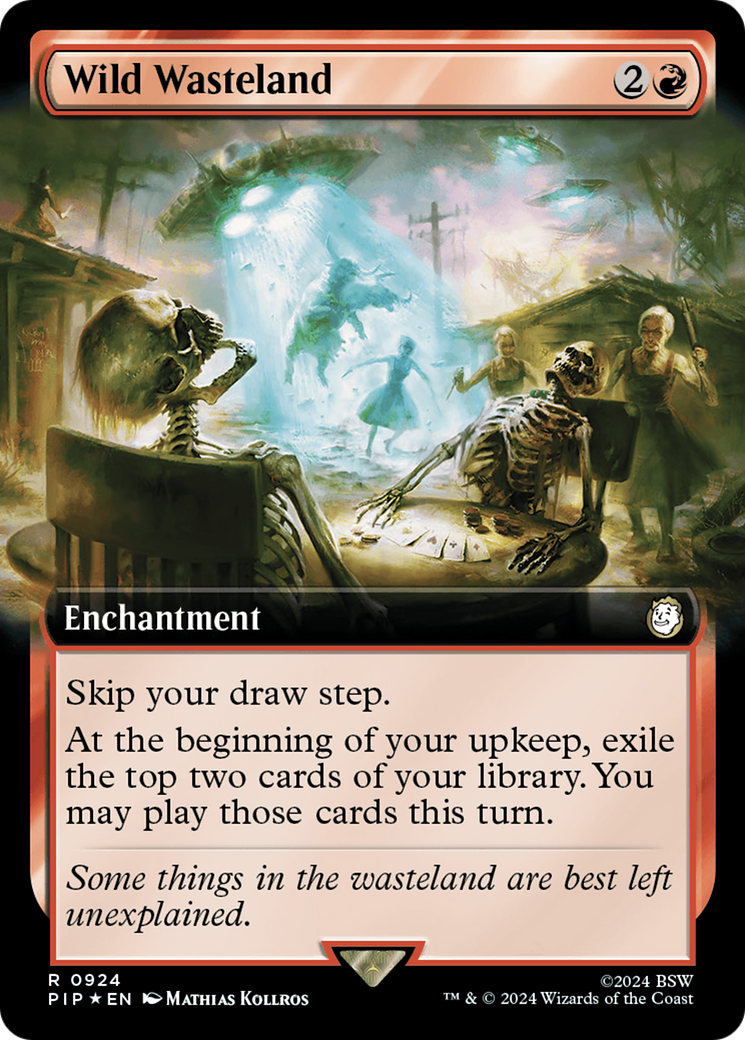 Wild Wasteland (Extended Art) (Surge Foil) [Fallout] | Deep Dive Games St. Marys