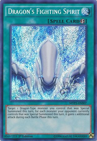 Dragon's Fighting Spirit [MVP1-ENS07] Secret Rare | Deep Dive Games St. Marys