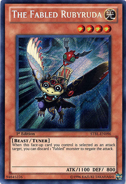 The Fabled Rubyruda [STBL-EN096] Secret Rare | Deep Dive Games St. Marys