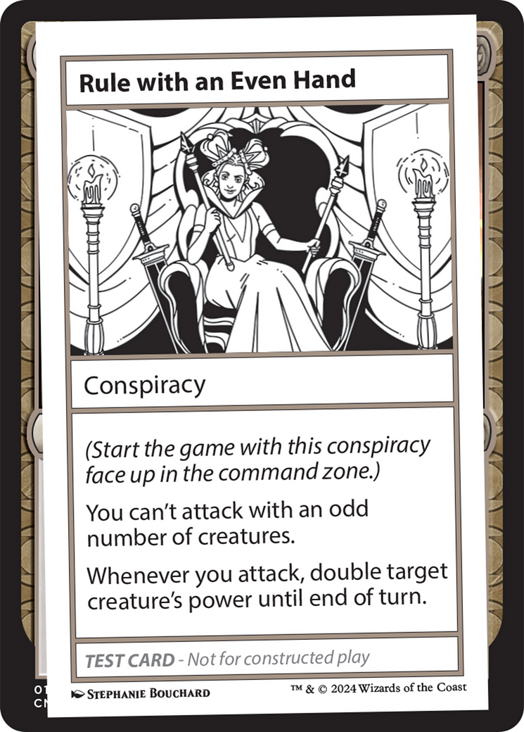 Rule with an Even Hand [Mystery Booster 2 Playtest Cards] | Deep Dive Games St. Marys