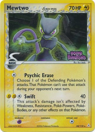 Mewtwo (24/110) (Delta Species) (Stamped) [EX: Holon Phantoms] | Deep Dive Games St. Marys