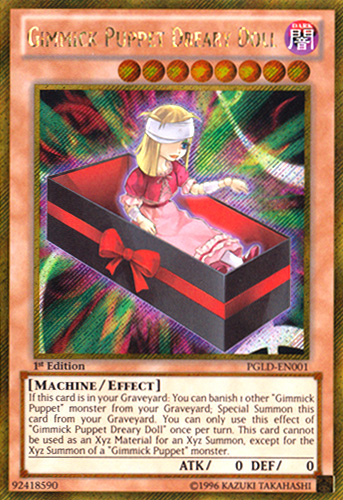 Gimmick Puppet Dreary Doll [PGLD-EN001] Gold Secret Rare | Deep Dive Games St. Marys