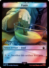 Human (0038) // Food (0058) Double-Sided Token (Surge Foil) [Doctor Who Tokens] | Deep Dive Games St. Marys