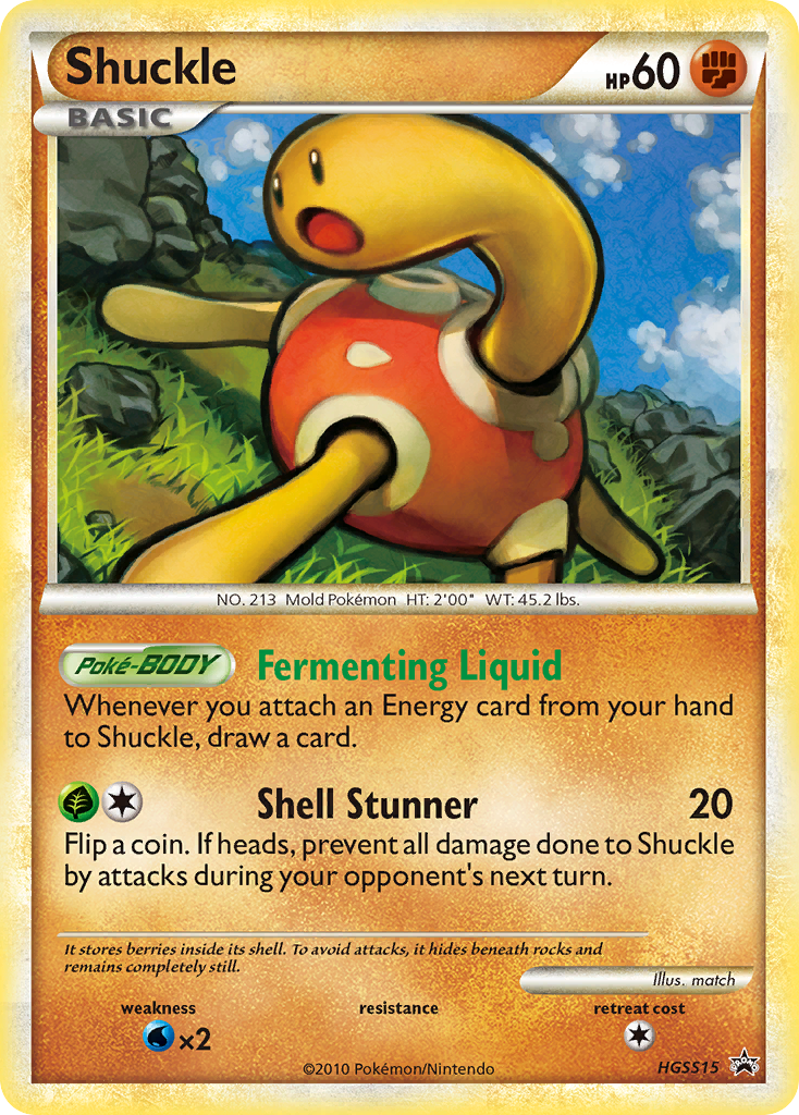 Shuckle (HGSS15) [HeartGold & SoulSilver: Black Star Promos] | Deep Dive Games St. Marys