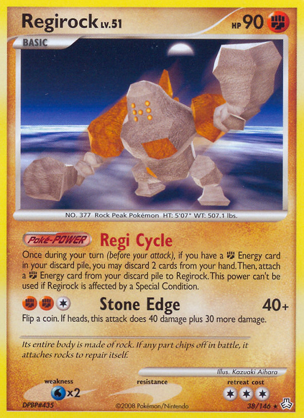 Regirock (38/146) [Diamond & Pearl: Legends Awakened] | Deep Dive Games St. Marys