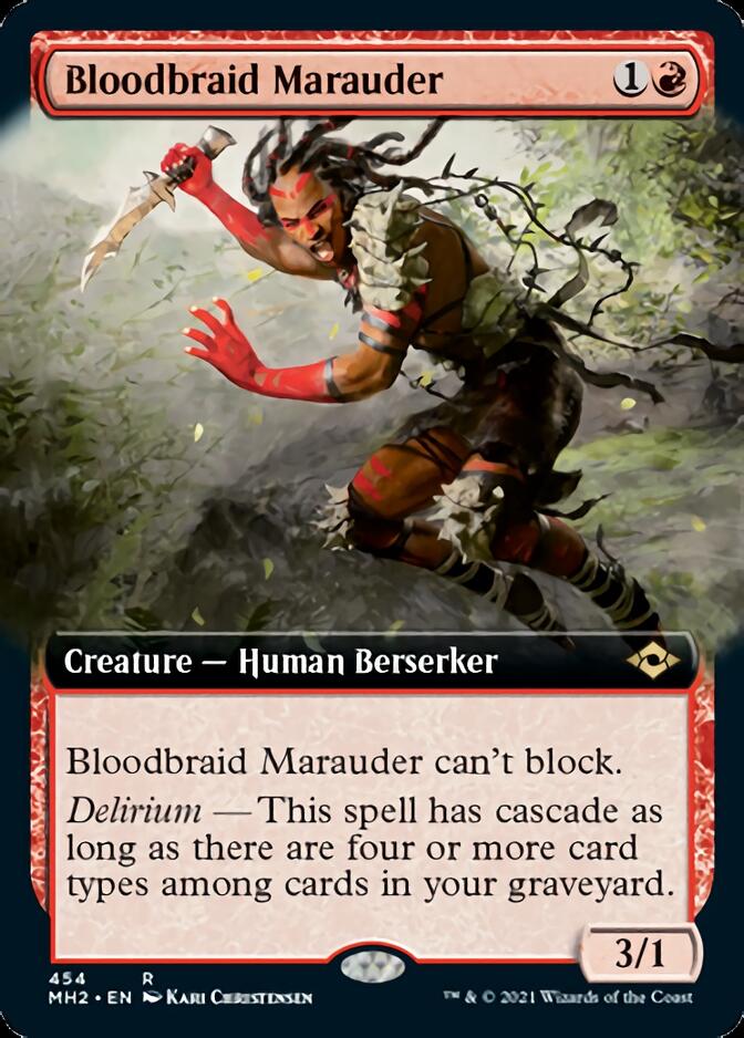 Bloodbraid Marauder (Extended Art) [Modern Horizons 2] | Deep Dive Games St. Marys