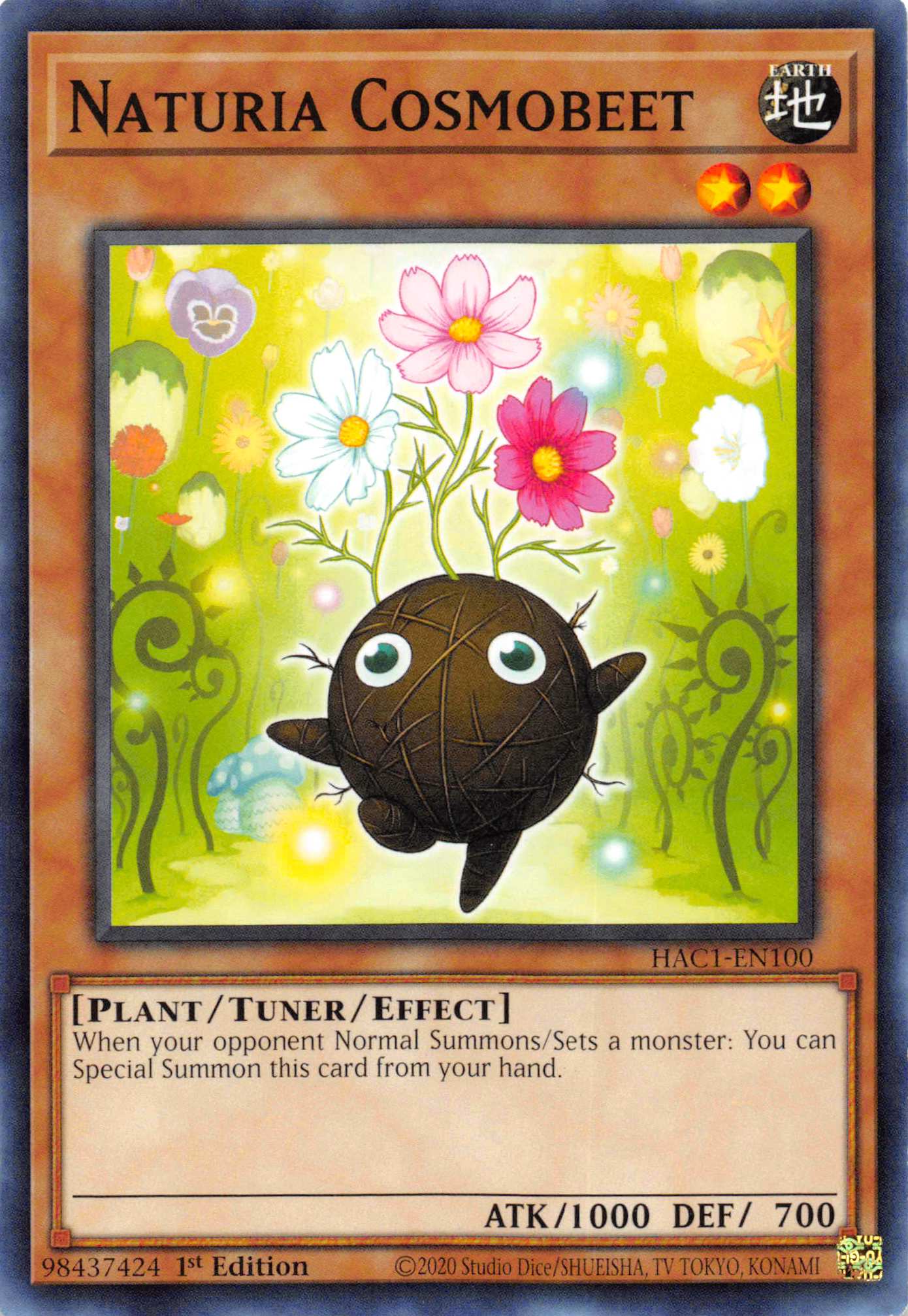 Naturia Cosmobeet [HAC1-EN100] Common | Deep Dive Games St. Marys