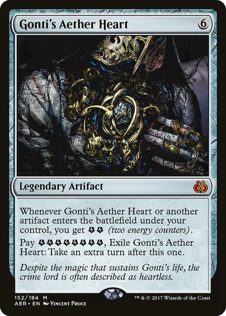 Gonti's Aether Heart (Ripple Foil) [Modern Horizons 3 Commander] | Deep Dive Games St. Marys