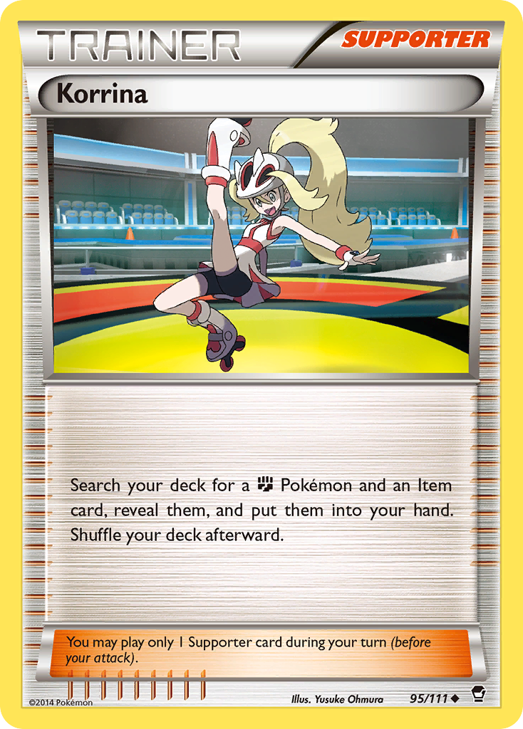 Korrina (95/111) [XY: Furious Fists] | Deep Dive Games St. Marys