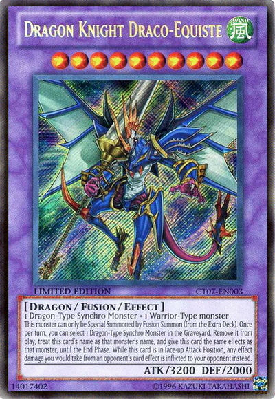 Dragon Knight Draco-Equiste [CT07-EN003] Secret Rare | Deep Dive Games St. Marys