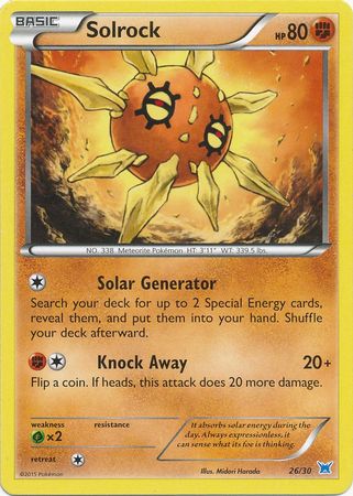 Solrock (26/30) [XY: Trainer Kit 2 - Latios] | Deep Dive Games St. Marys