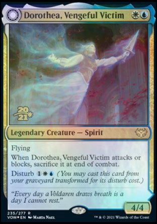 Dorothea, Vengeful Victim // Dorothea's Retribution [Innistrad: Crimson Vow Prerelease Promos] | Deep Dive Games St. Marys