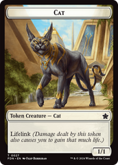 Cat (0027) // Phyrexian Goblin Double-Sided Token [Foundations Tokens] | Deep Dive Games St. Marys