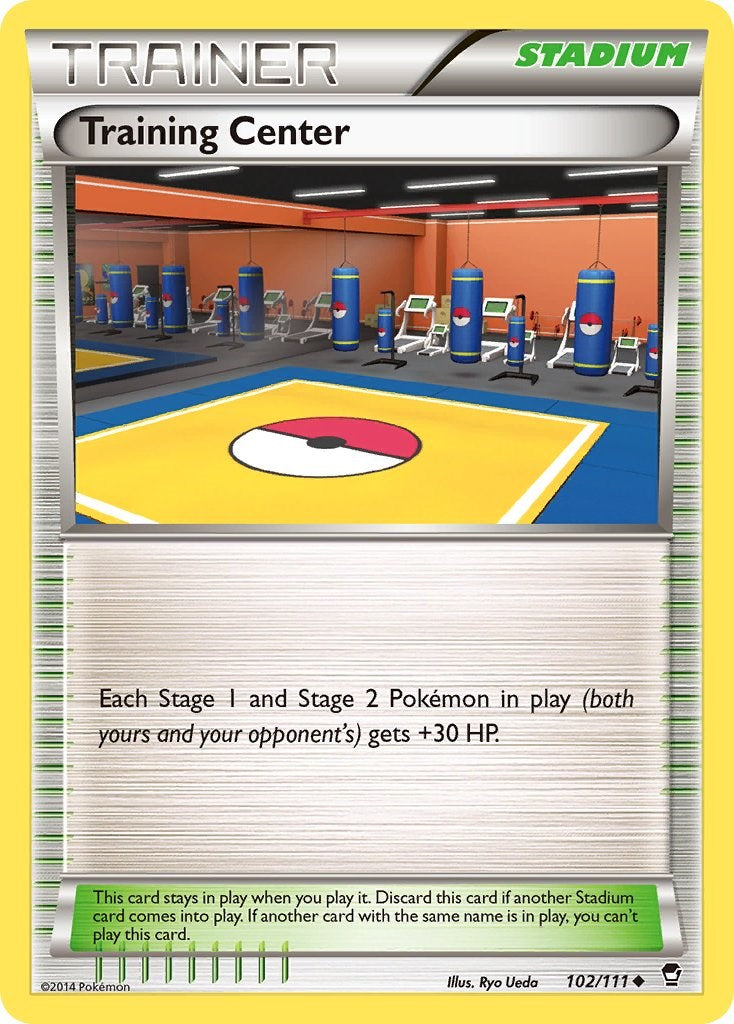 Training Center (102/111) [XY: Furious Fists] | Deep Dive Games St. Marys