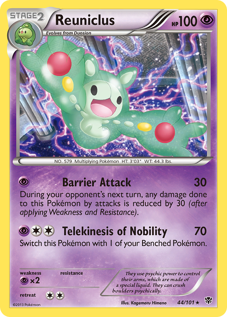 Reuniclus (44/101) [Black & White: Plasma Blast] | Deep Dive Games St. Marys