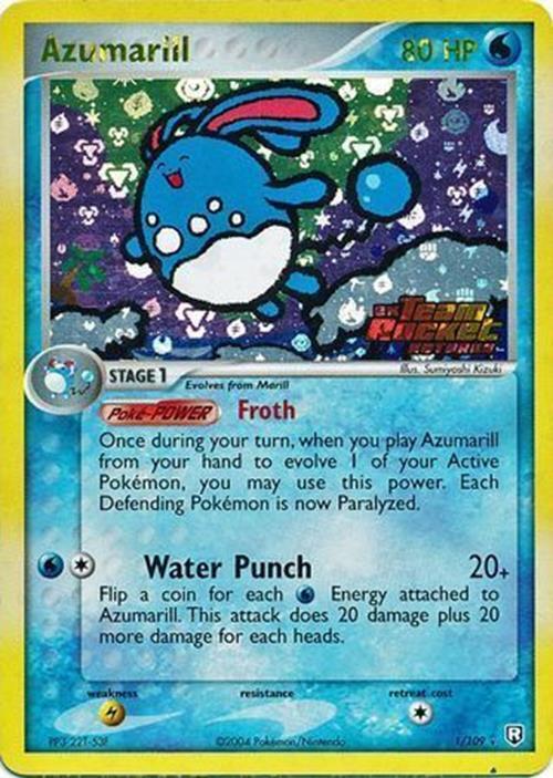 Azumarill (1/109) (Stamped) [EX: Team Rocket Returns] | Deep Dive Games St. Marys