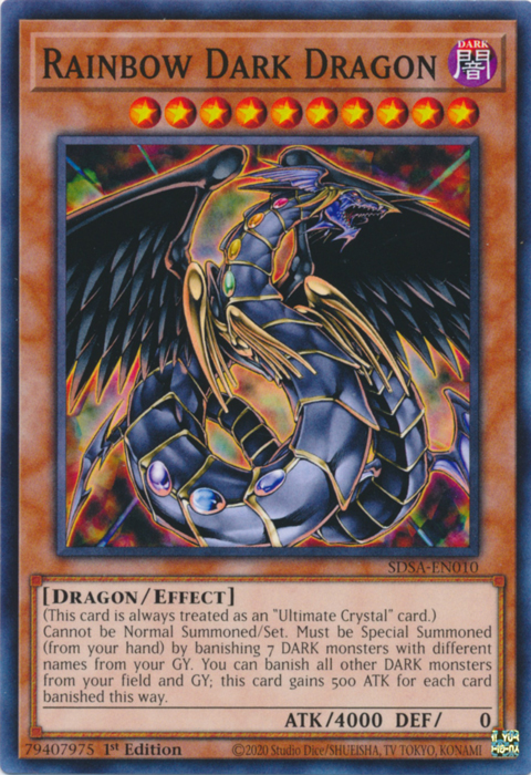 Rainbow Dark Dragon [SDSA-EN010] Common | Deep Dive Games St. Marys