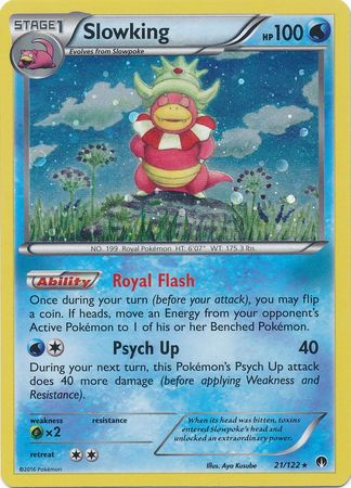 Slowking (21/122) (Cosmos Holo) [XY: BREAKpoint] | Deep Dive Games St. Marys