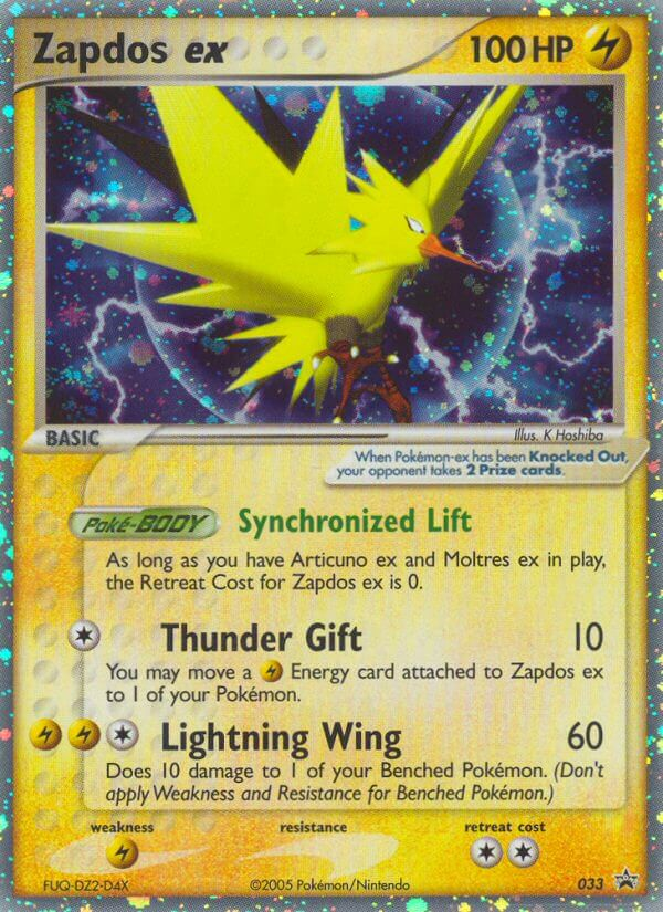 Zapdos ex (033) [Nintendo: Black Star Promos] | Deep Dive Games St. Marys