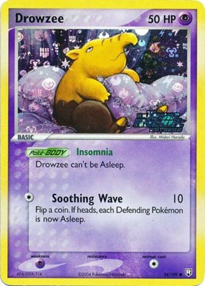 Drowzee (54/109) (Stamped) [EX: Team Rocket Returns] | Deep Dive Games St. Marys