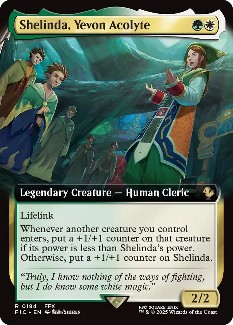 Shelinda, Yevon Acolyte (Extended Art) [FINAL FANTASY Commander] | Deep Dive Games St. Marys