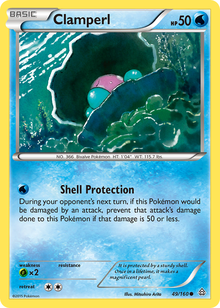 Clamperl (49/160) [XY: Primal Clash] | Deep Dive Games St. Marys