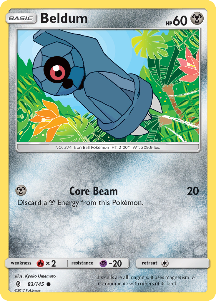 Beldum (83/145) [Sun & Moon: Guardians Rising] | Deep Dive Games St. Marys