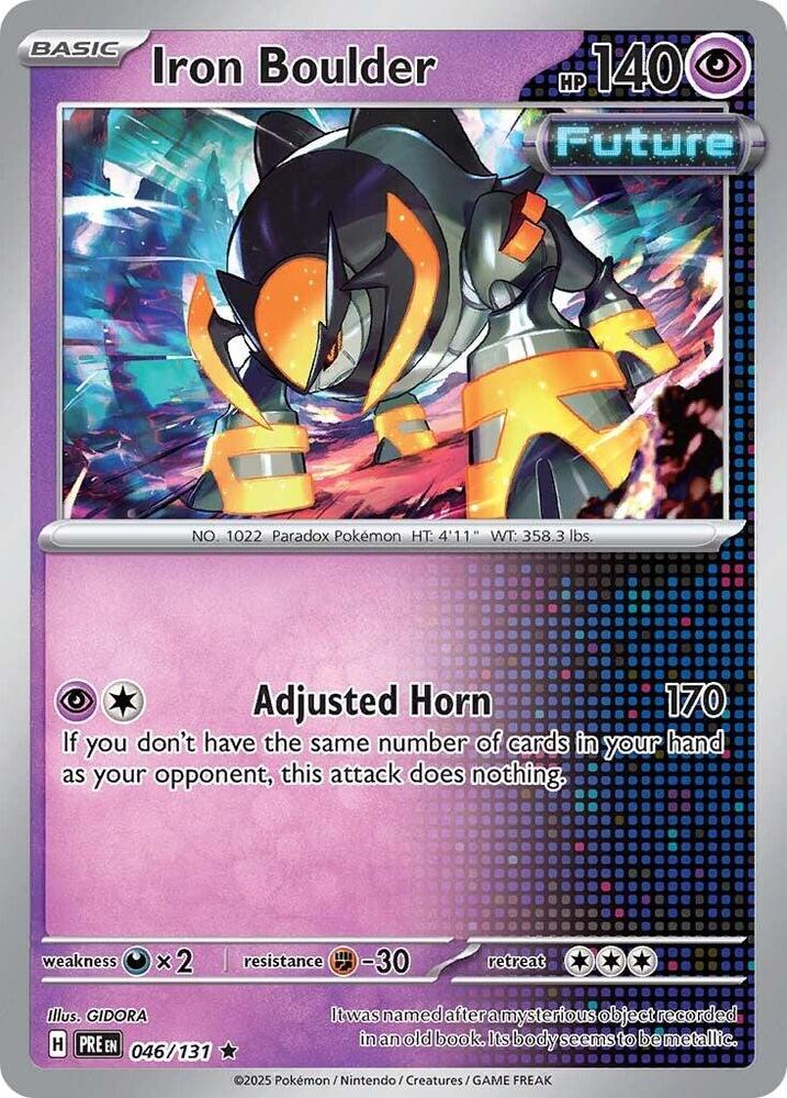 Iron Boulder (046/131) [Scarlet & Violet: Prismatic Evolutions] | Deep Dive Games St. Marys