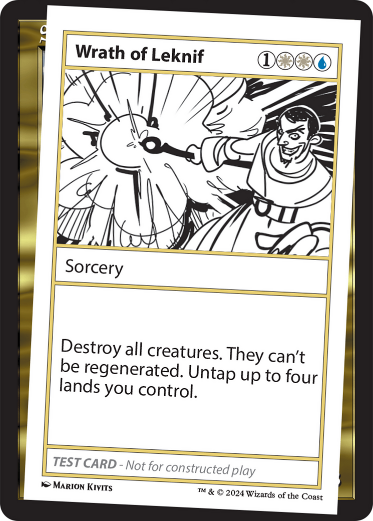 Wrath of Leknif [Mystery Booster 2 Playtest Cards] | Deep Dive Games St. Marys